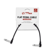 10" Flat pedal cable with packaging on a white background