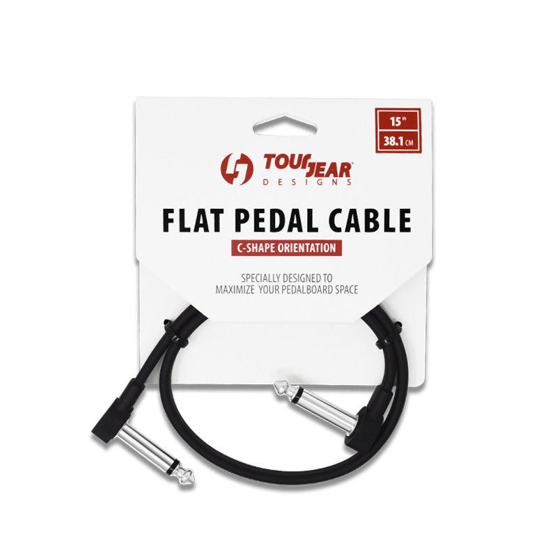 15" Flat pedal cable with Tour Gear Designs packaging on a white background