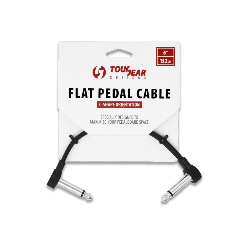 Tour Gear Designs flat pedal cable packaging on a white background