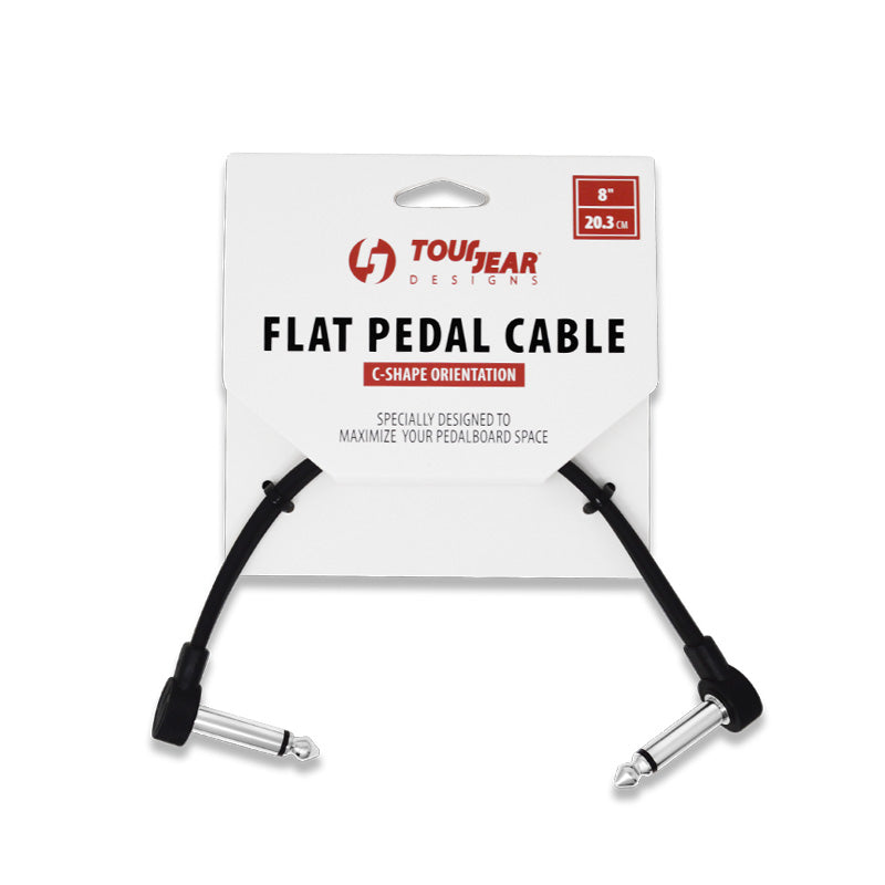 Flat pedal cable with TourGear Designs packaging on a white background