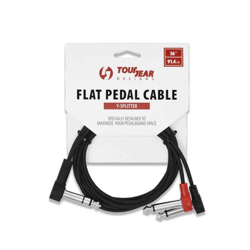 36" Flat Pedal Y-Splitter Cable Packaging