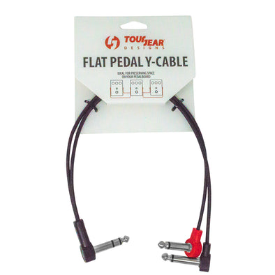 12" Flat Pedal Y-Splitter Cable