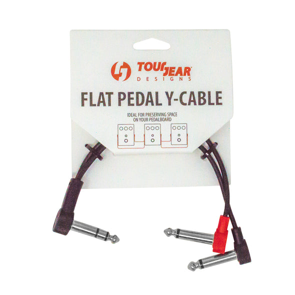 6" Flat Pedal Y-Splitter Cable - TourGear Designs